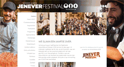 Desktop Screenshot of jeneverfestival.nl
