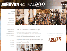 Tablet Screenshot of jeneverfestival.nl